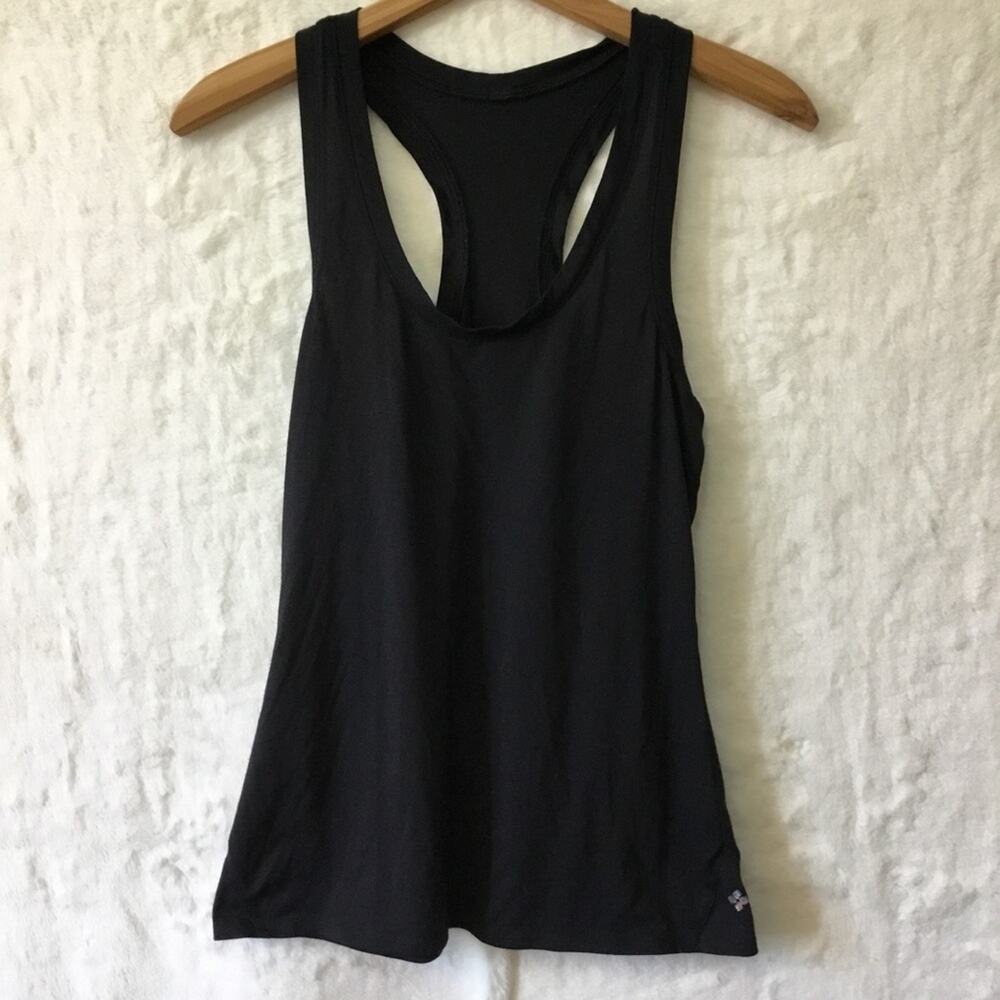BCBGMaxAzria Black Racerback Tank Top